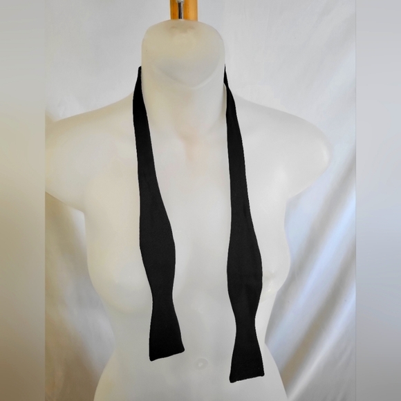 Mens Inviso Size Black Bow  Tie 14 3/4 Adjustable - Picture 1 of 5